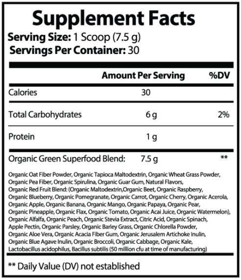 Organic Power Greens Blend